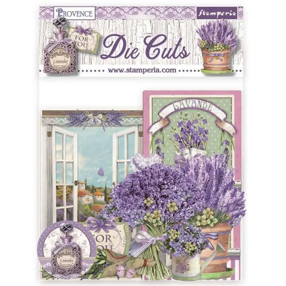 Die Cuts Stamperia – New Provence (DFLDC55) 1