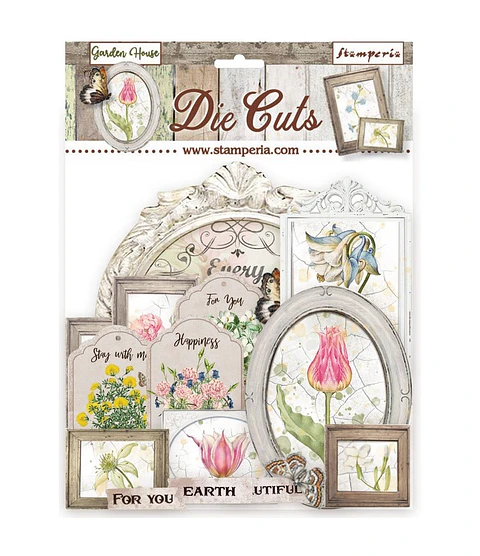 Die Cuts Stamperia – Romantic Garden House (DFLDC57)