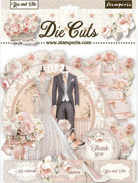 Die Cuts Stamperia – You and Me (DFLDC60)