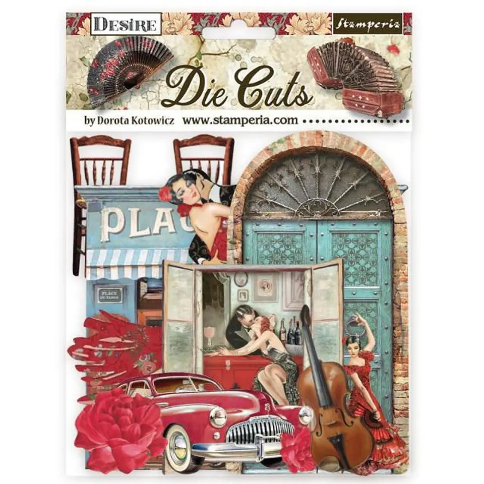 Die Cuts Stamperia – Desire (DFLDC66) 1