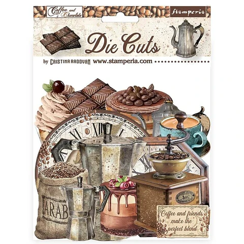 Die Cuts Stamperia – Coffee and Chocolate (DFLDC87)