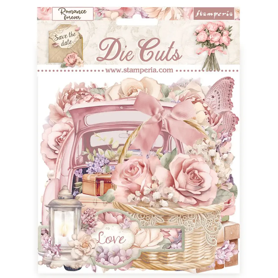 Die Cuts Stamperia – Romance Forever – Journaling Edition (DFLDC90) 1