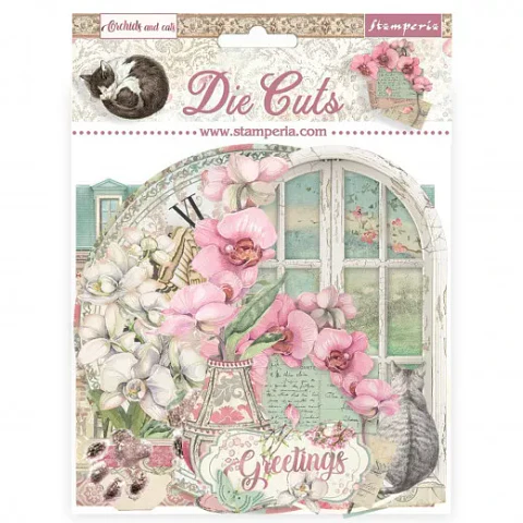 Die Cuts Stamperia – Orchids and Cats (DFLDC93)