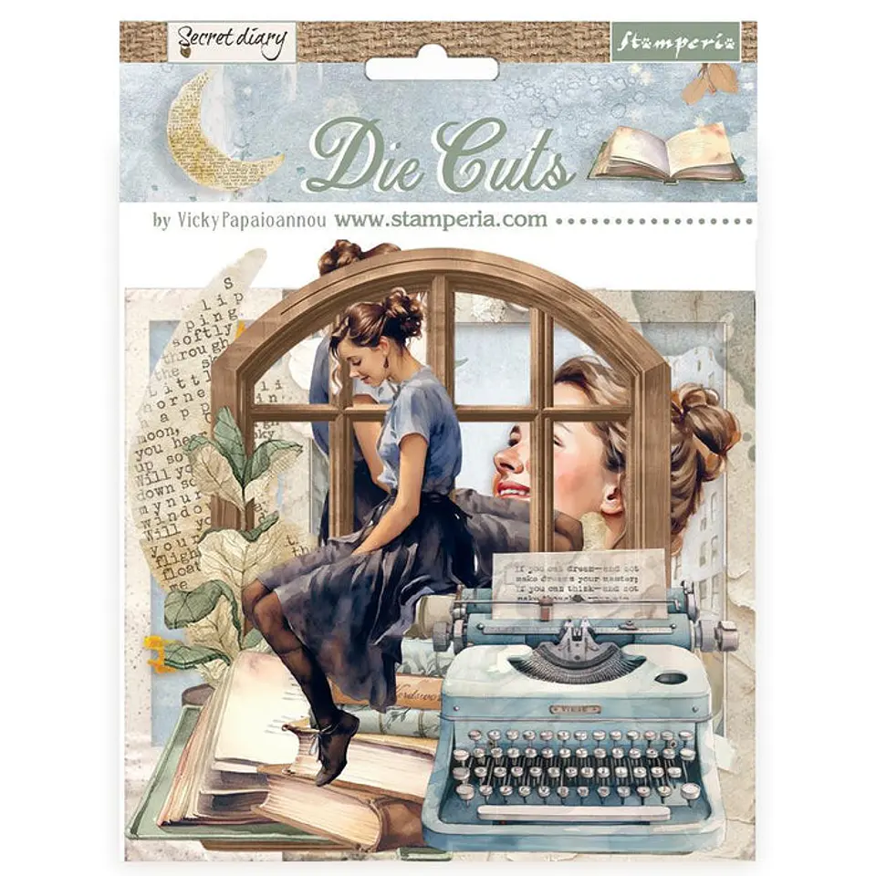 Die Cuts Stamperia – Secret Diary (DFLDC96) 1