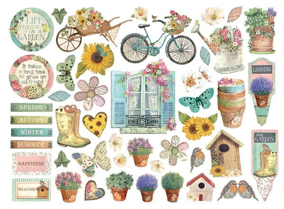 Die Cuts Stamperia – Garden (DFLDC97) 1