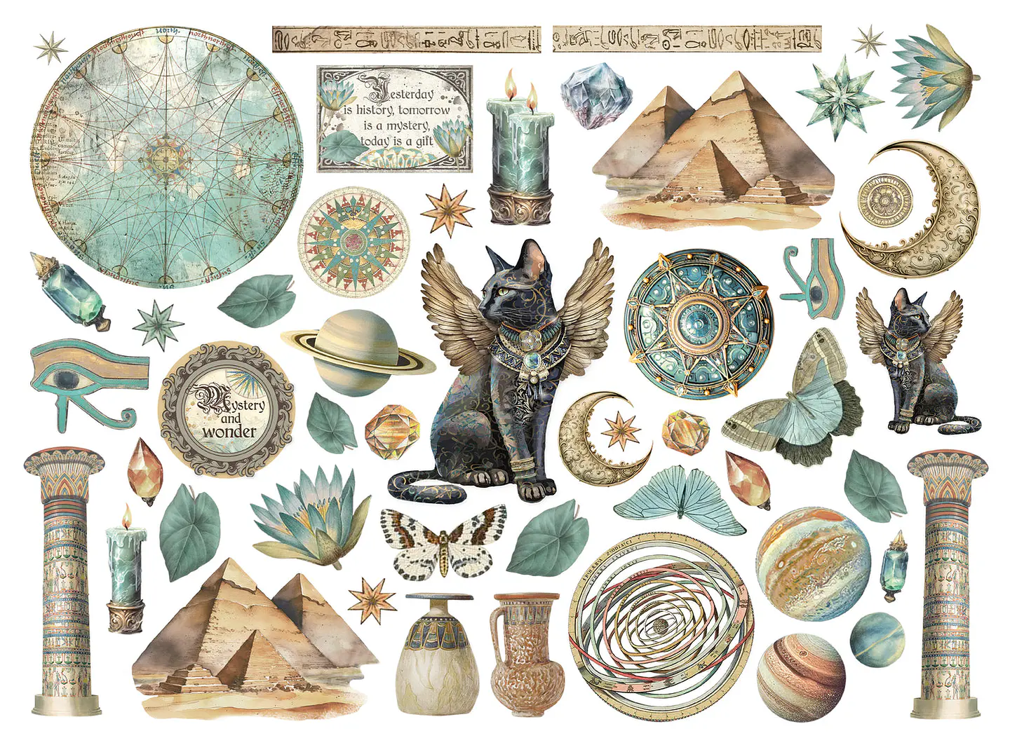 Die Cuts Stamperia – Fortune (DFLDC98) 1