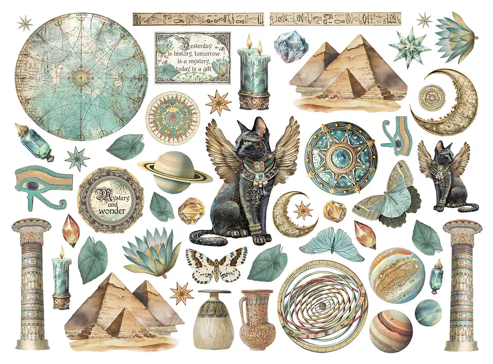 Die Cuts Stamperia – Fortune (DFLDC98) 1