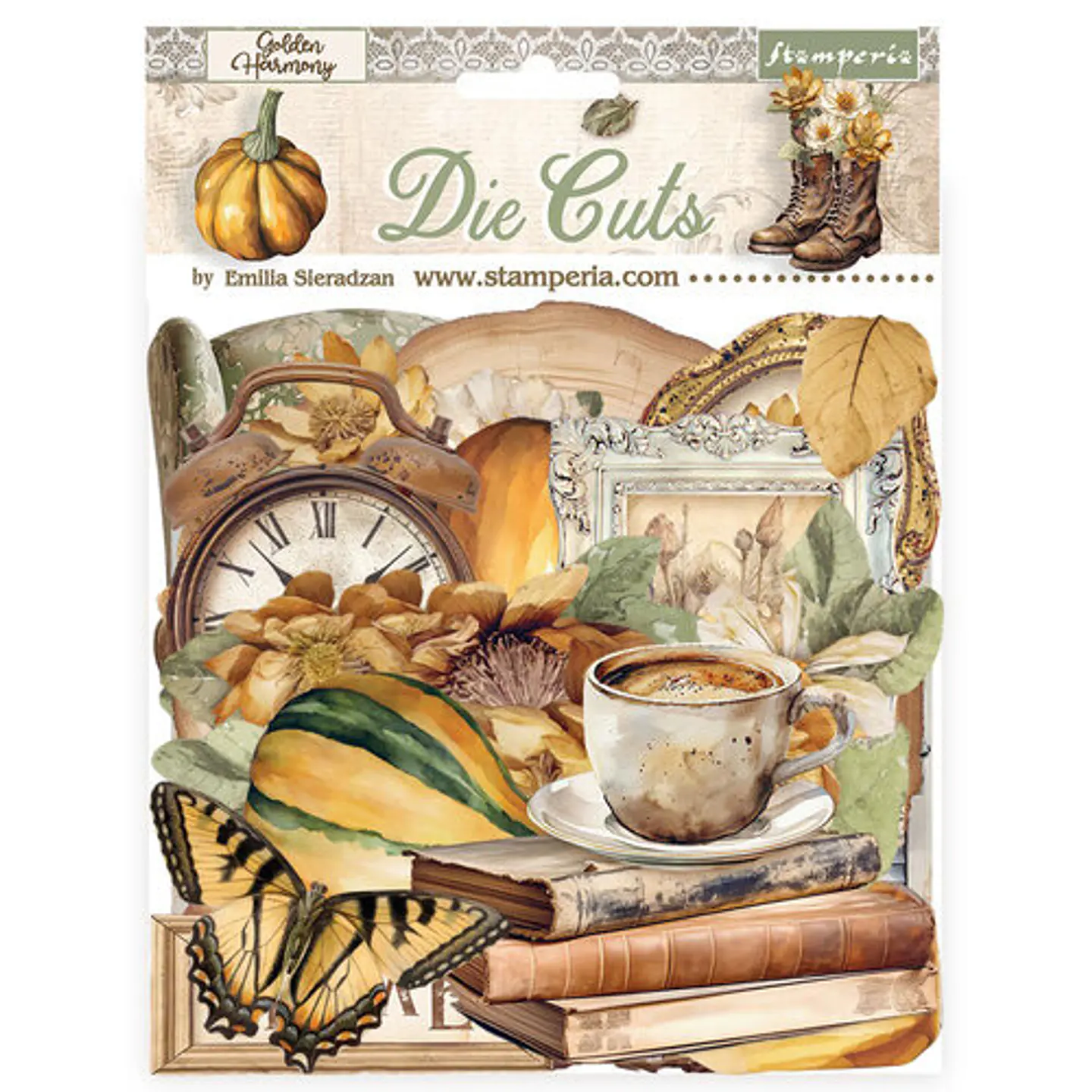 Die Cuts Stamperia – Golden Harmony (DFLDC104) 1