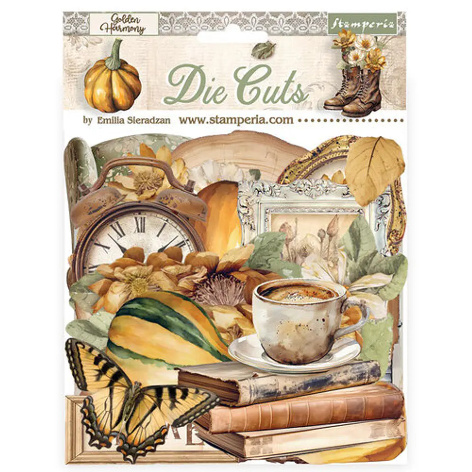 Die Cuts Stamperia – Golden Harmony (DFLDC104) 1