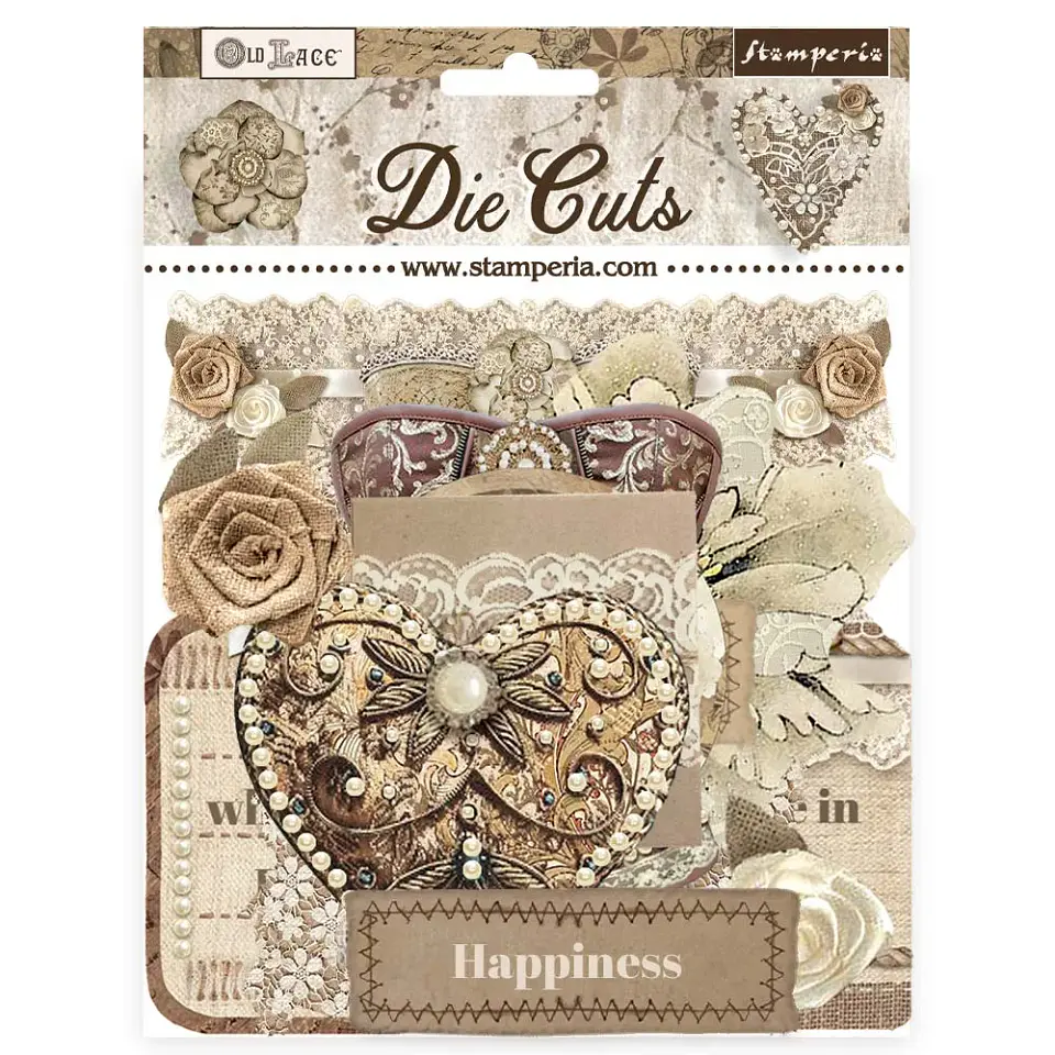 Die Cuts Stamperia – Old Lace (DFLDC107) 1
