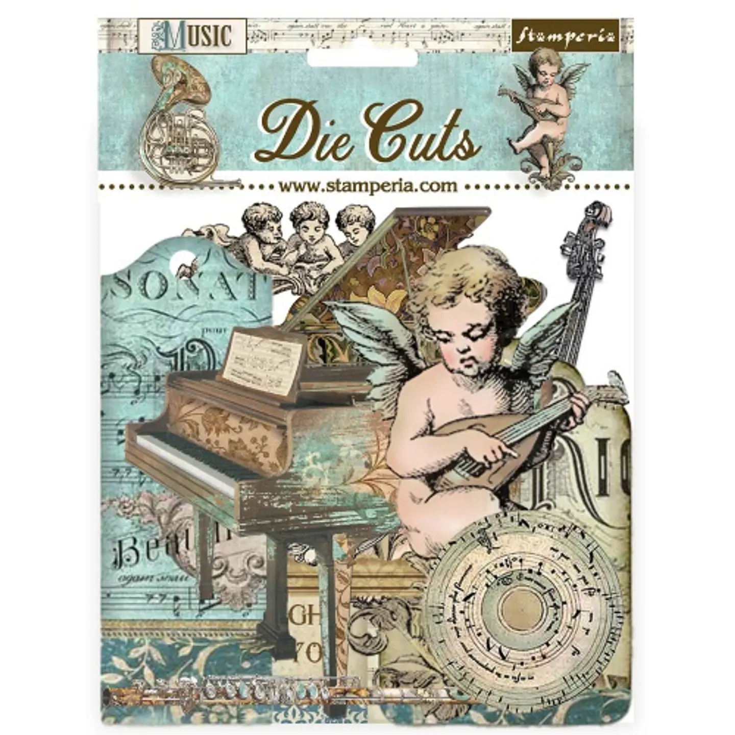 Die Cuts Stamperia – Music (DFLDC108) 1