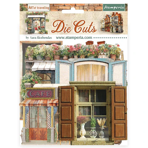 Die Cuts Stamperia – Art of Travelling (DFLDC110)