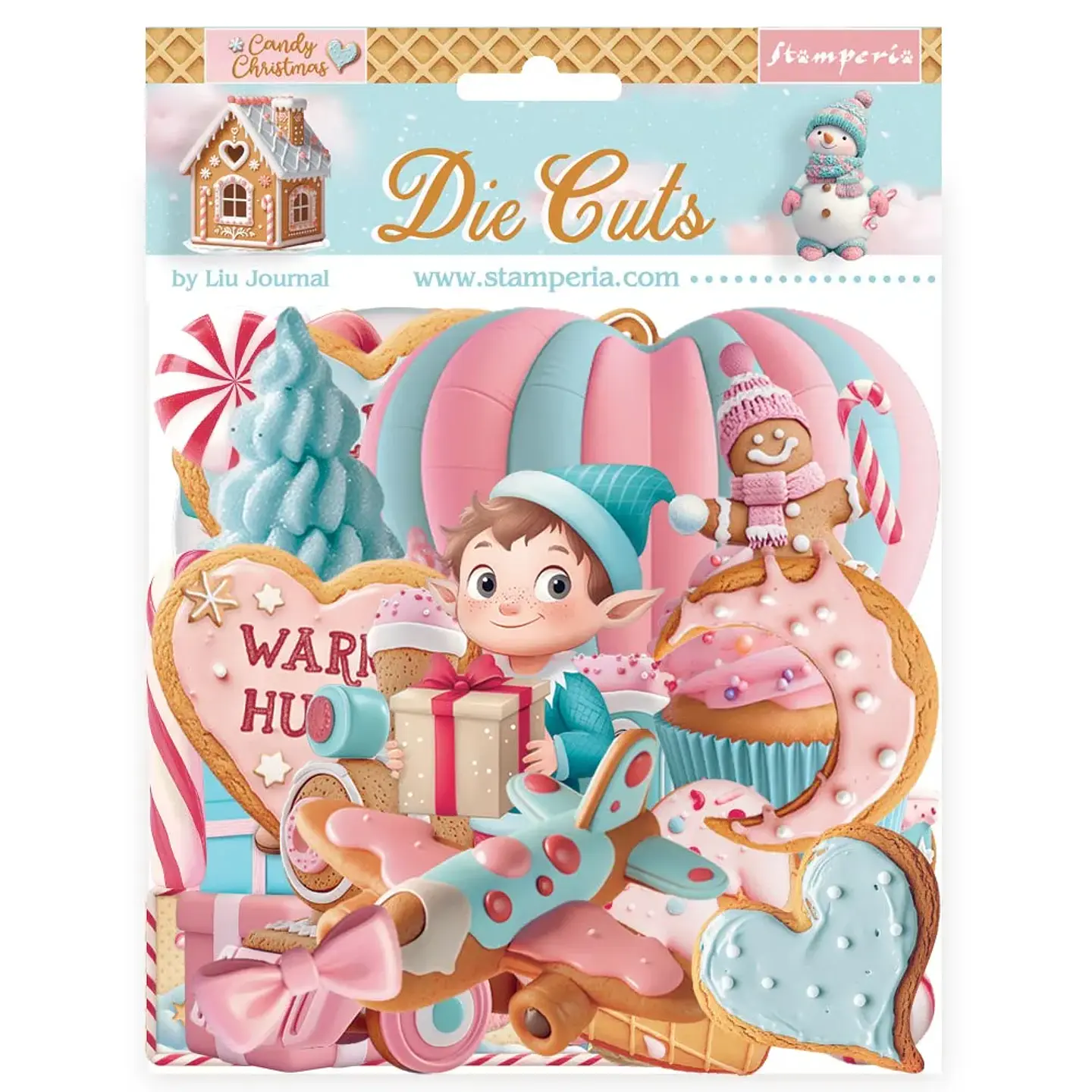 Die Cuts Stamperia – Candy Christmas (DFLDC118) 1