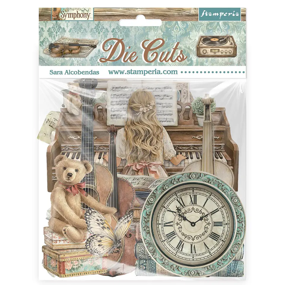 Die Cuts Stamperia – Symphony (DFLDC136) 1