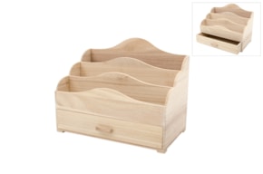 Caixa com 3 Divisórias e Gaveta 31 × 17,5 × 25 cm