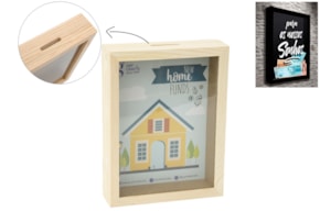 Quadro Mealheiro com Vidro 15 × 19,8 × 4 cm