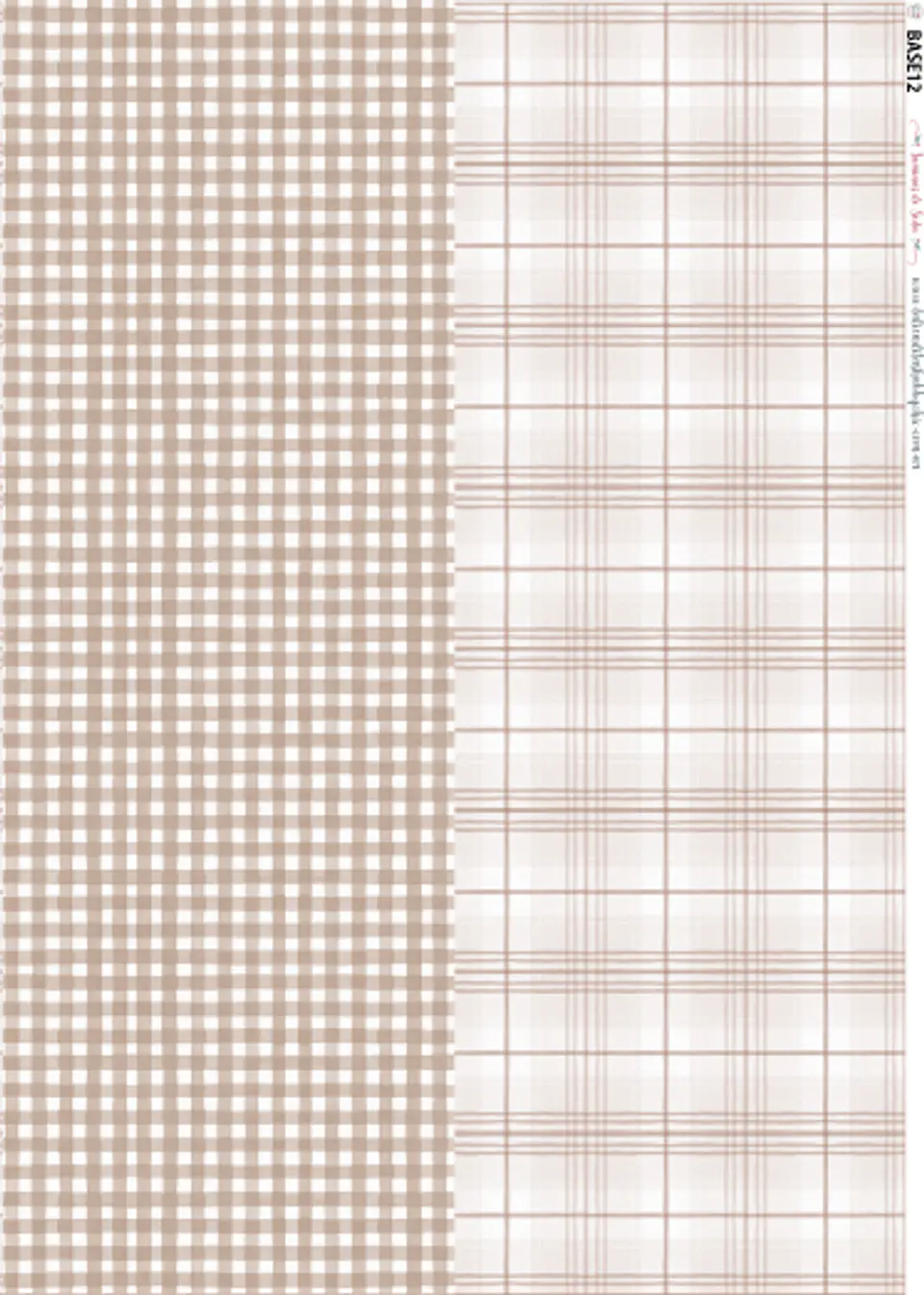 Lâmina de Seda La Tiendita Shabby Chic – BASE 12 – 70×50 cm 1