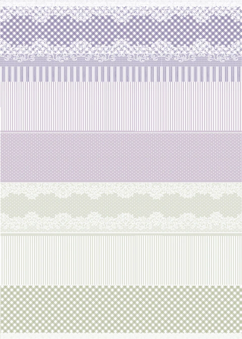 Lâmina de Seda La Tiendita Shabby Chic – PROVENCE 9 – 70×50 cm