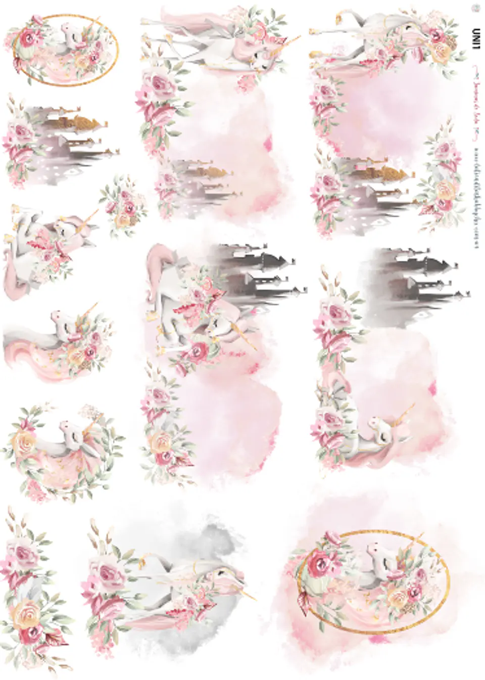 Lâmina de Seda La Tiendita Shabby Chic – UNI 1 – 70×50 cm 1
