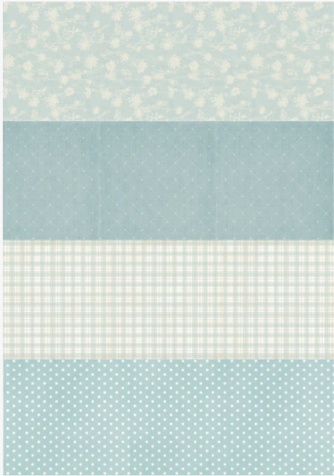 Lâmina de Seda La Tiendita Shabby Chic – SARAH 8 – 70×50 cm