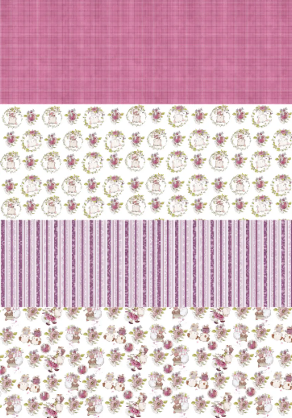 Lâmina de Seda La Tiendita Shabby Chic – SARAH 13 – 70×50 cm 1