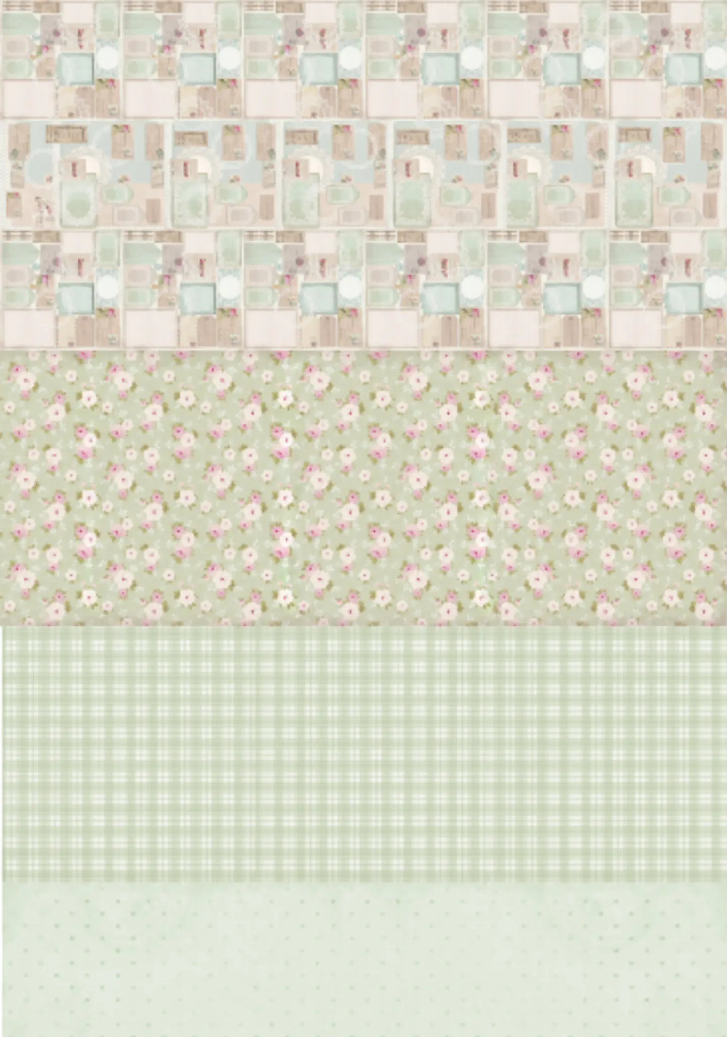 Lâmina de Seda La Tiendita Shabby Chic – SARAH 15 – 70×50 cm 1