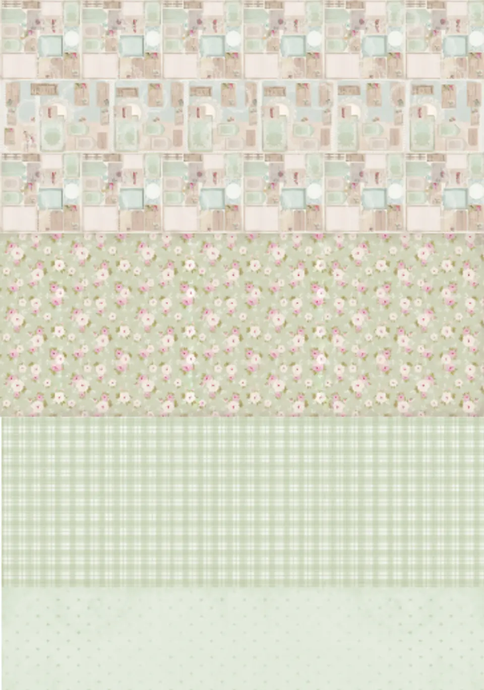 Lâmina de Seda La Tiendita Shabby Chic – SARAH 15 – 70×50 cm 1