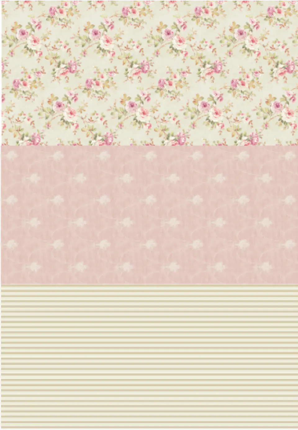 Lâmina de Seda La Tiendita Shabby Chic – VERS 17 – 70×50 cm 1