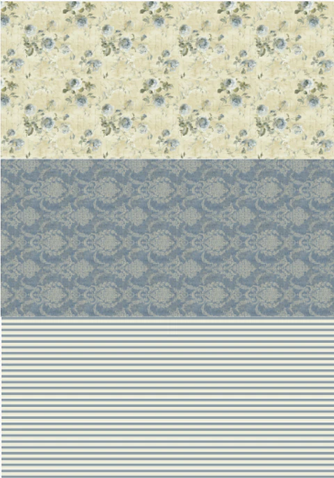 Lâmina de Seda La Tiendita Shabby Chic – VERS 14 – 70×50 cm