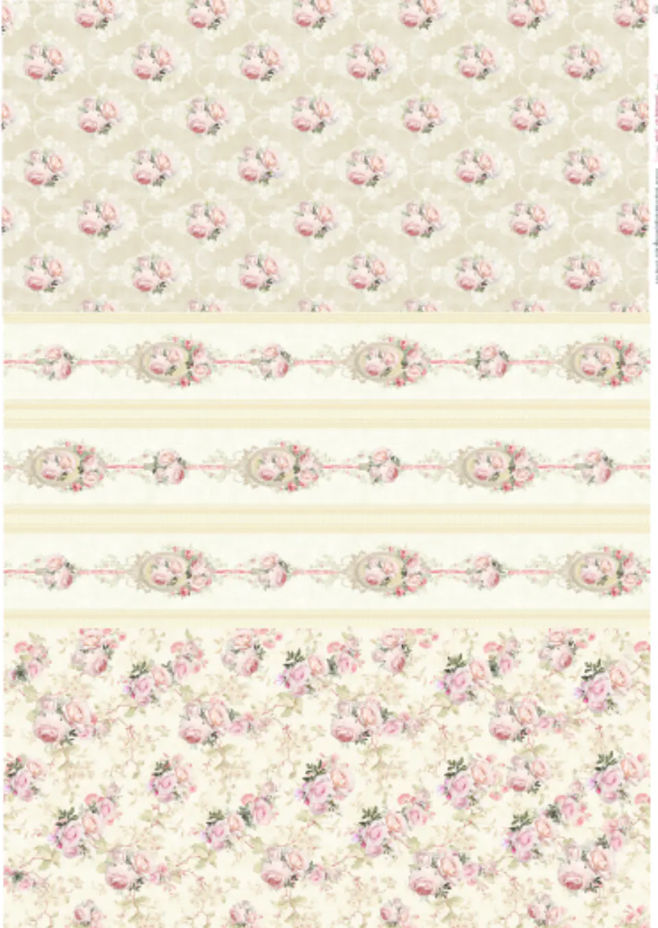 Lâmina de Seda La Tiendita Shabby Chic – VERS 10 – 70×50 cm 1