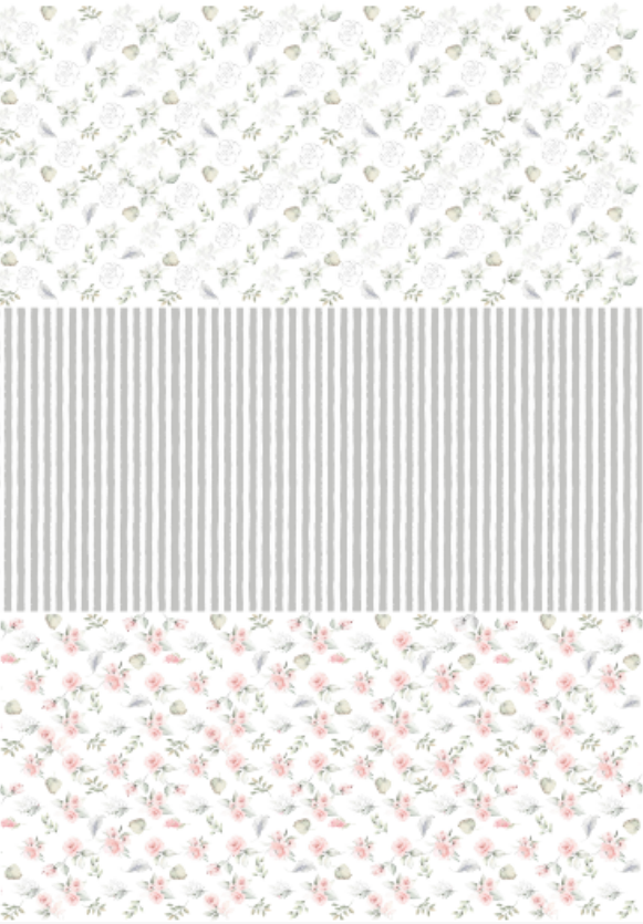 Lâmina de Seda La Tiendita Shabby Chic – GARD 22 – 70×50 cm