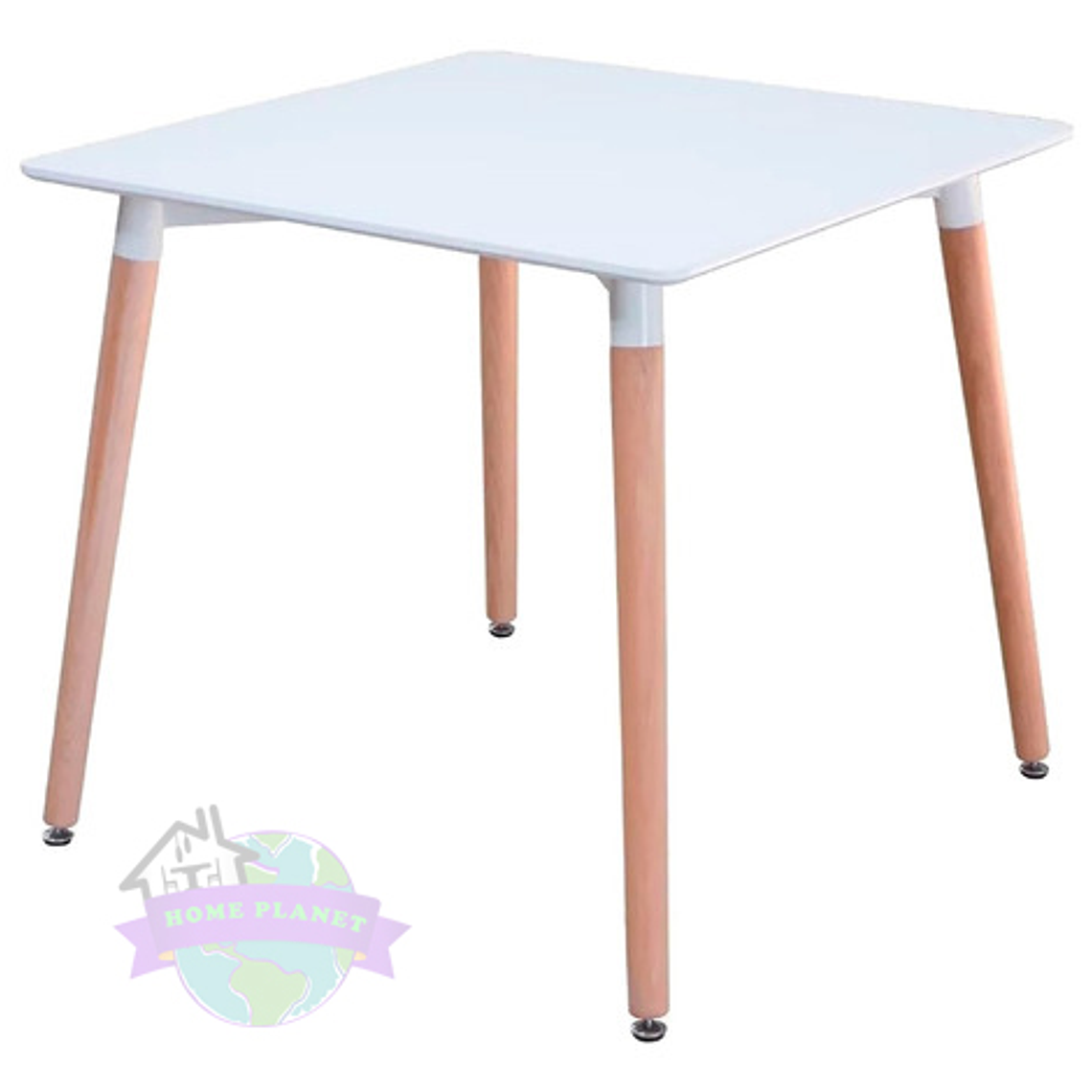 Mesa Cuadrada estilo Eames 80x80 cm 3