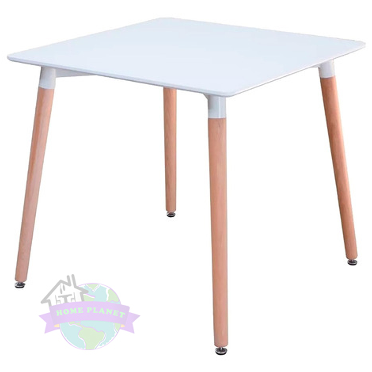Mesa Cuadrada estilo Eames 80x80 cm 3