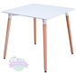 Mesa Cuadrada estilo Eames 80x80 cm - Miniatura 3