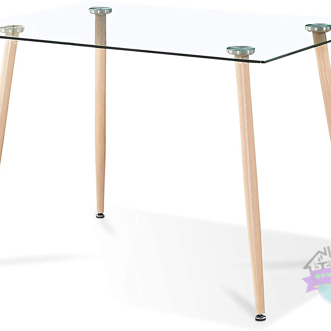 Mesa Rectangular de Vidrio 120x80 cm 4