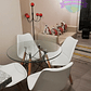 Comedor América redondo vidrio 80 cm y 4 Sillas Tulip - Miniatura 8