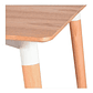 Comedor Rectangular color Madera 120x80 cm con 4 Sillas Tulip - Miniatura 15