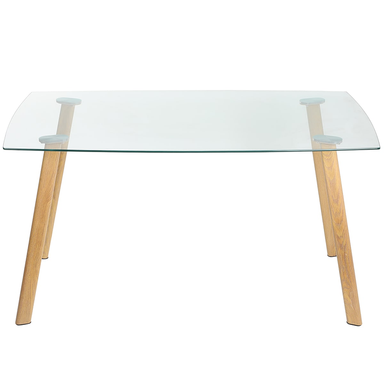 Mesa rectangular Bled vidrio 140x80 cm  1