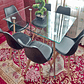Comedor Bangkok Rectangular vidrio 120x80 cm con 6 Sillas Tulip - Miniatura 2