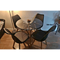 Comedor América redondo vidrio 80 cm y 4 Sillas Tulip - Miniatura 9