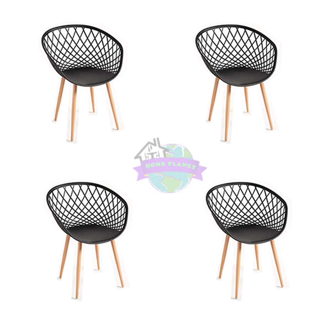 Pack 4 Butacas Mesh 1