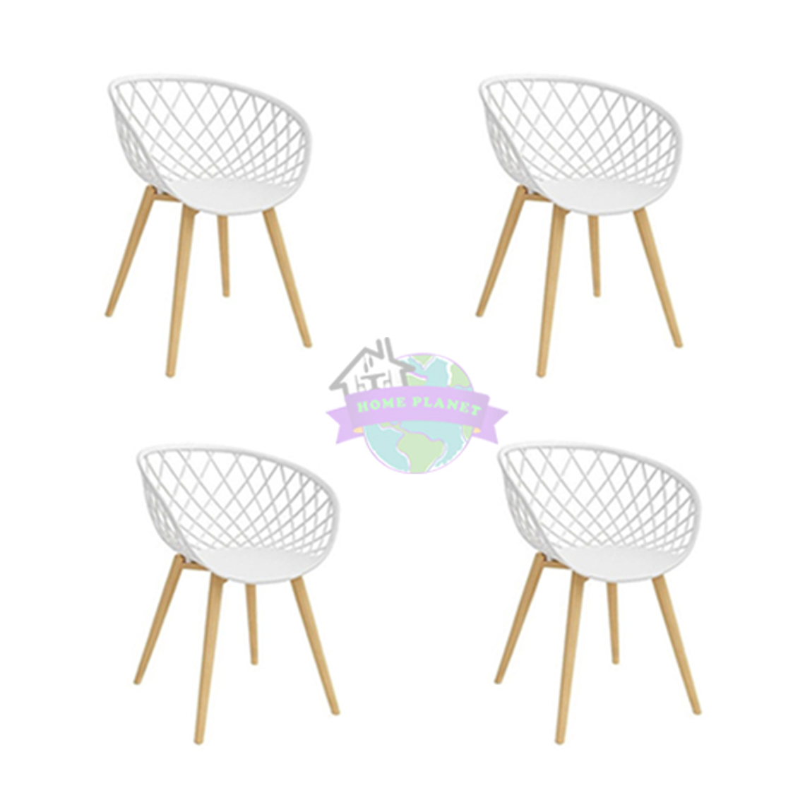 Pack 4 Butacas Mesh 3