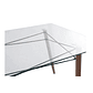 Comedor Grecia rectangular vidrio 140x90cm y 4 Sillas Tulip - Miniatura 12
