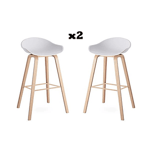 Pack 2 Taburetes Nordicos
