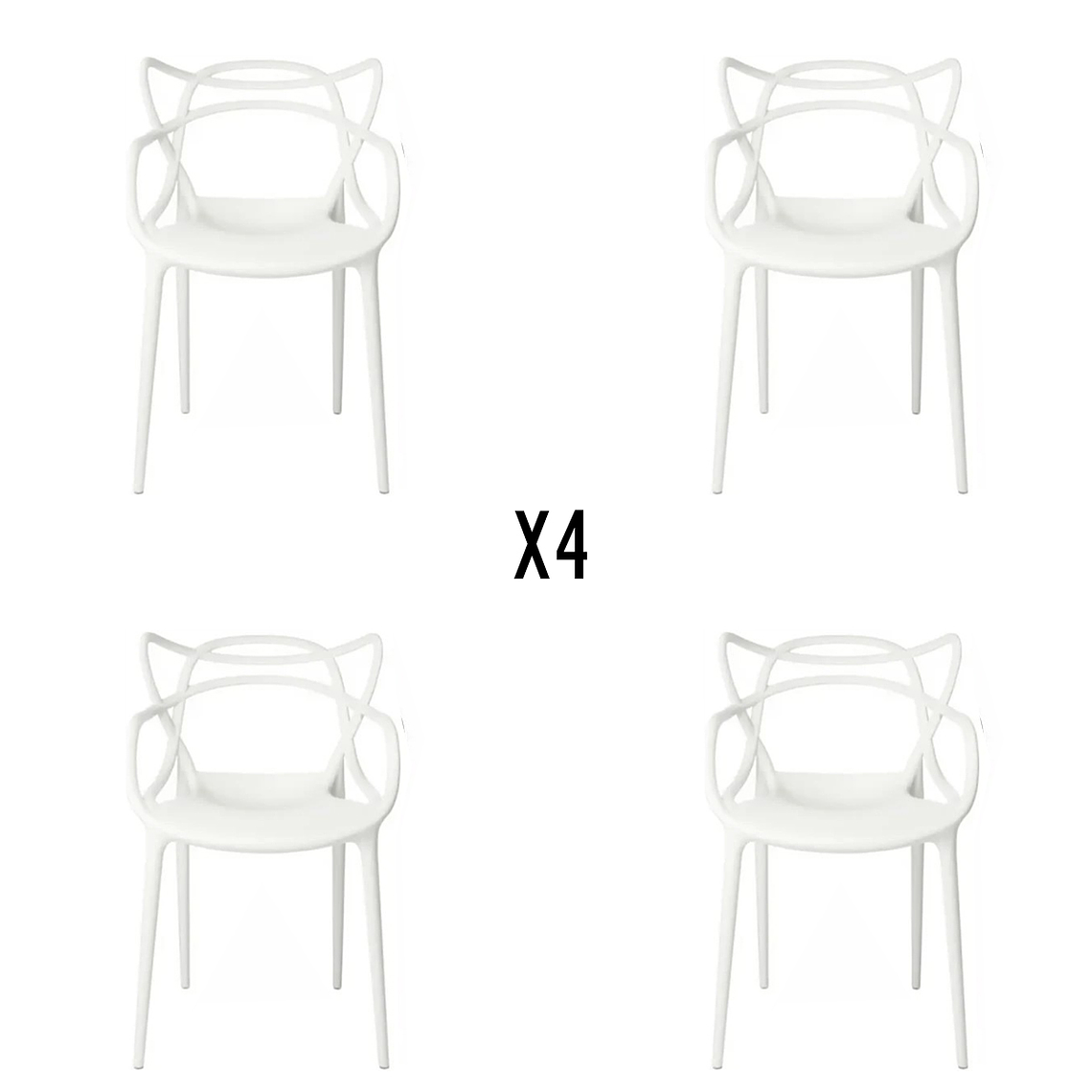 Pack 4 Sillas Master 3