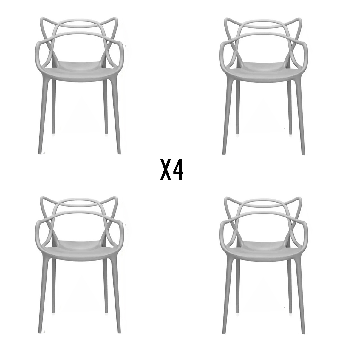 Pack 4 Sillas Master 4