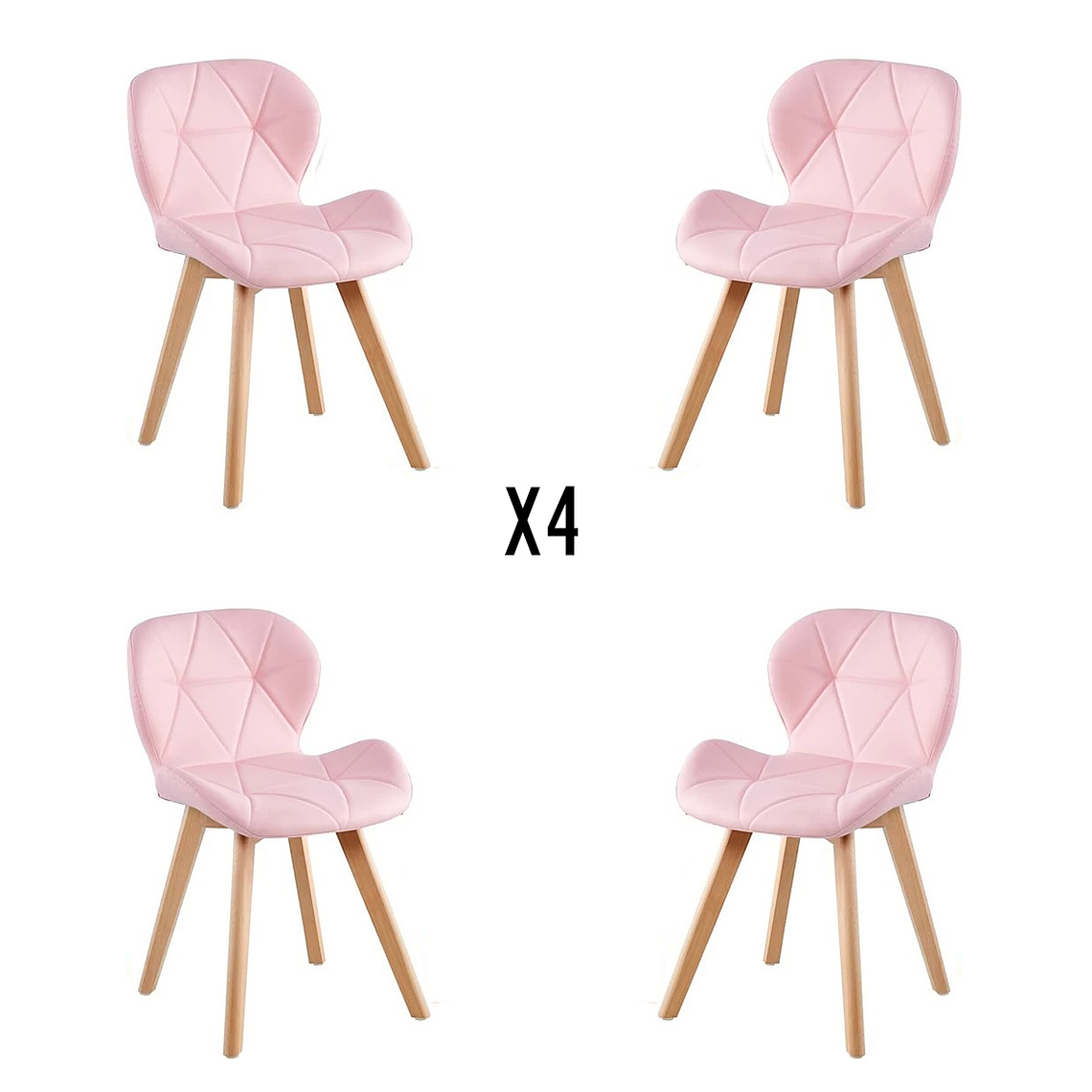 Pack 4 Sillas Mariposas Rubik Wood 5