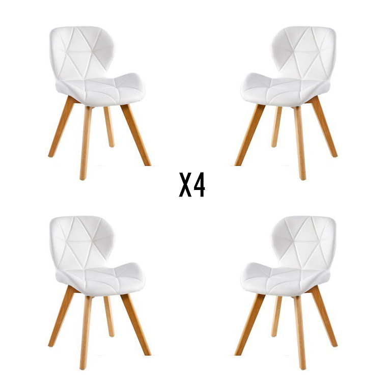 Pack 4 Sillas Mariposas Rubik Wood 2