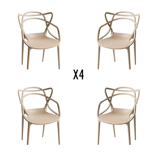 Pack 4 Sillas Master