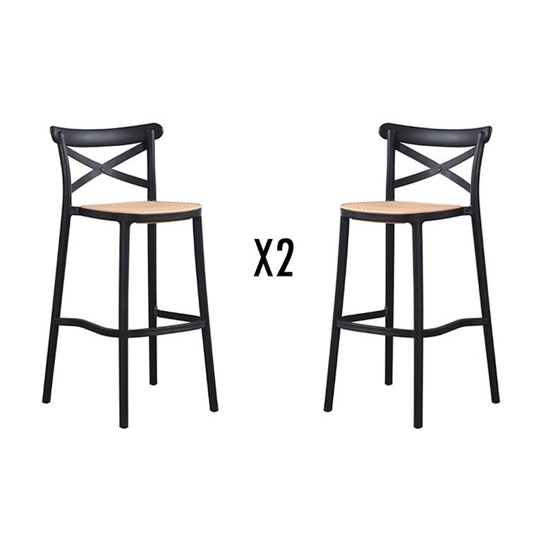 Pack 2 Taburetes Piso bar Danubio (75,6 cm) 1